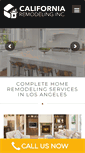 Mobile Screenshot of californiaremodelinginc.com